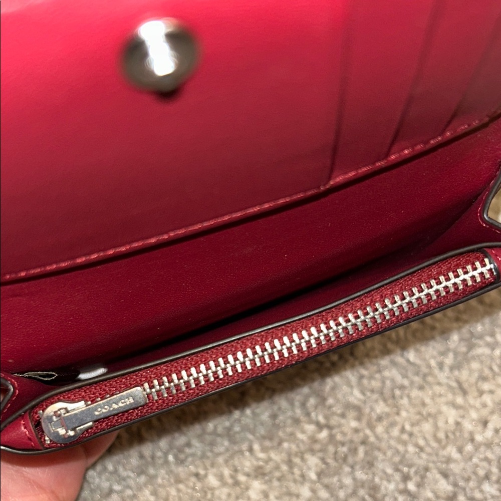 Coach Red Essential Wallet - Picture 8 of 14